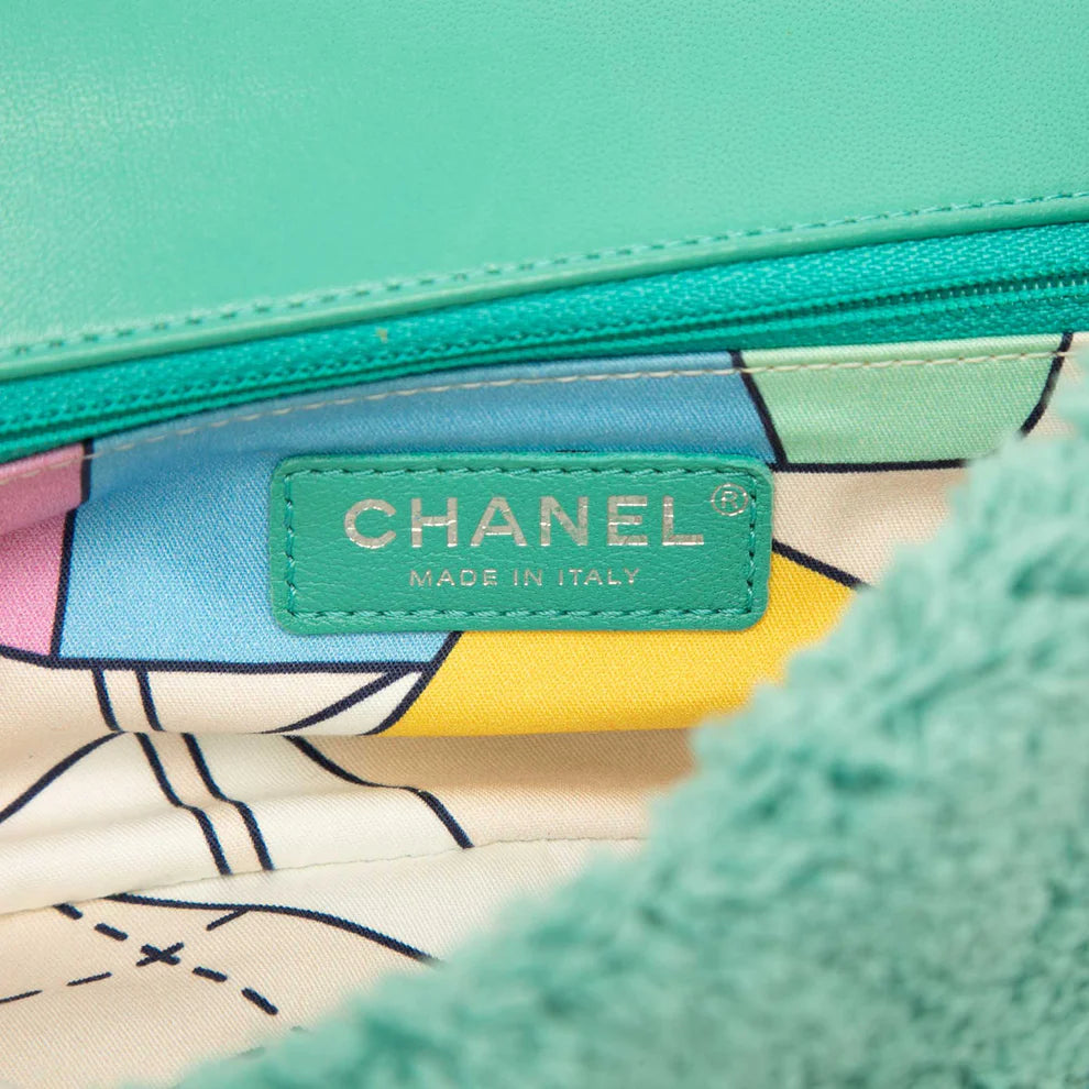Chanel Medium Quilted Terry Cloth Coco Beach Flap Bag