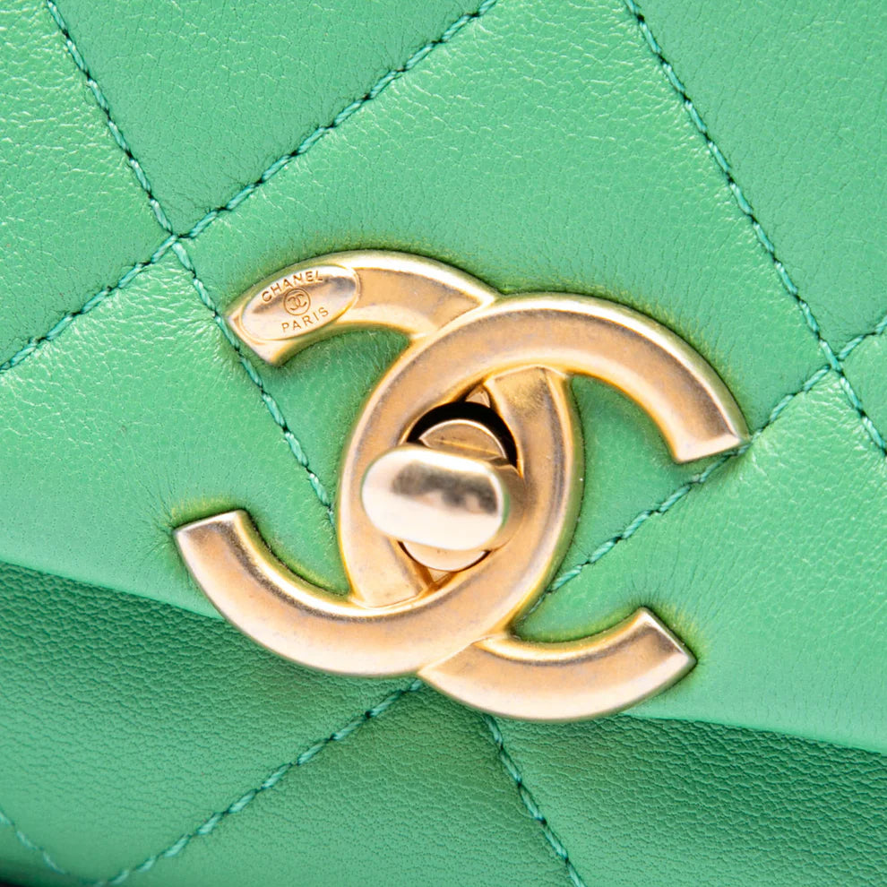 Chanel Small Quilted Lambskin Chain Is More Flap Bag