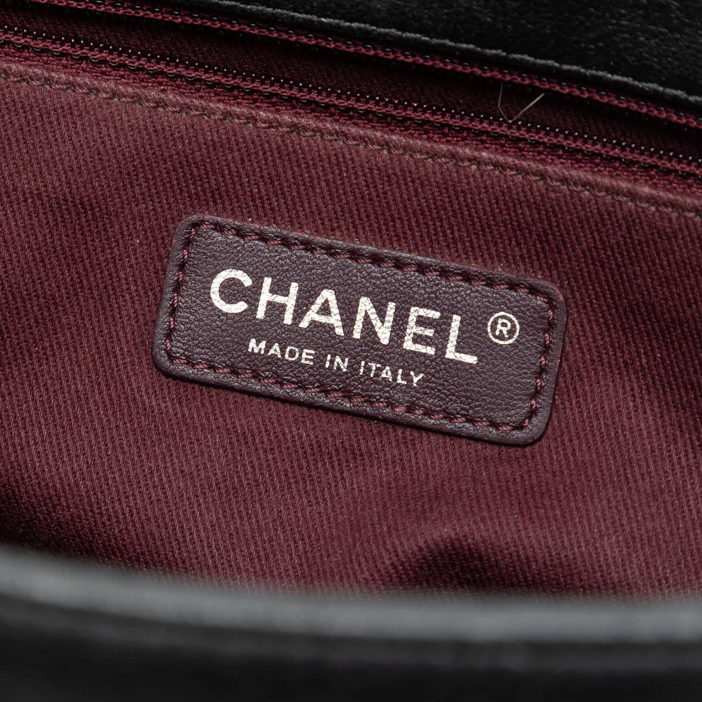 Chanel Small Quilted Calfskin CC Enchained Accordion Flap Bag
