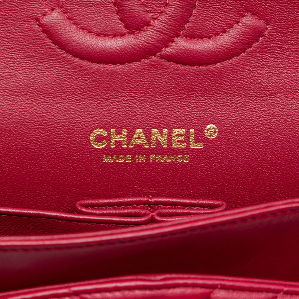 Chanel Medium Classic Chevron Lambskin Double Flap Bag