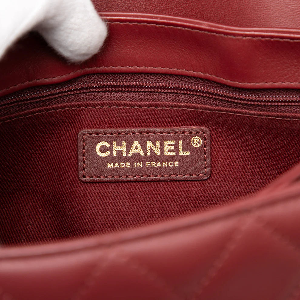 Chanel CC Quilted Lambskin Flap Bag