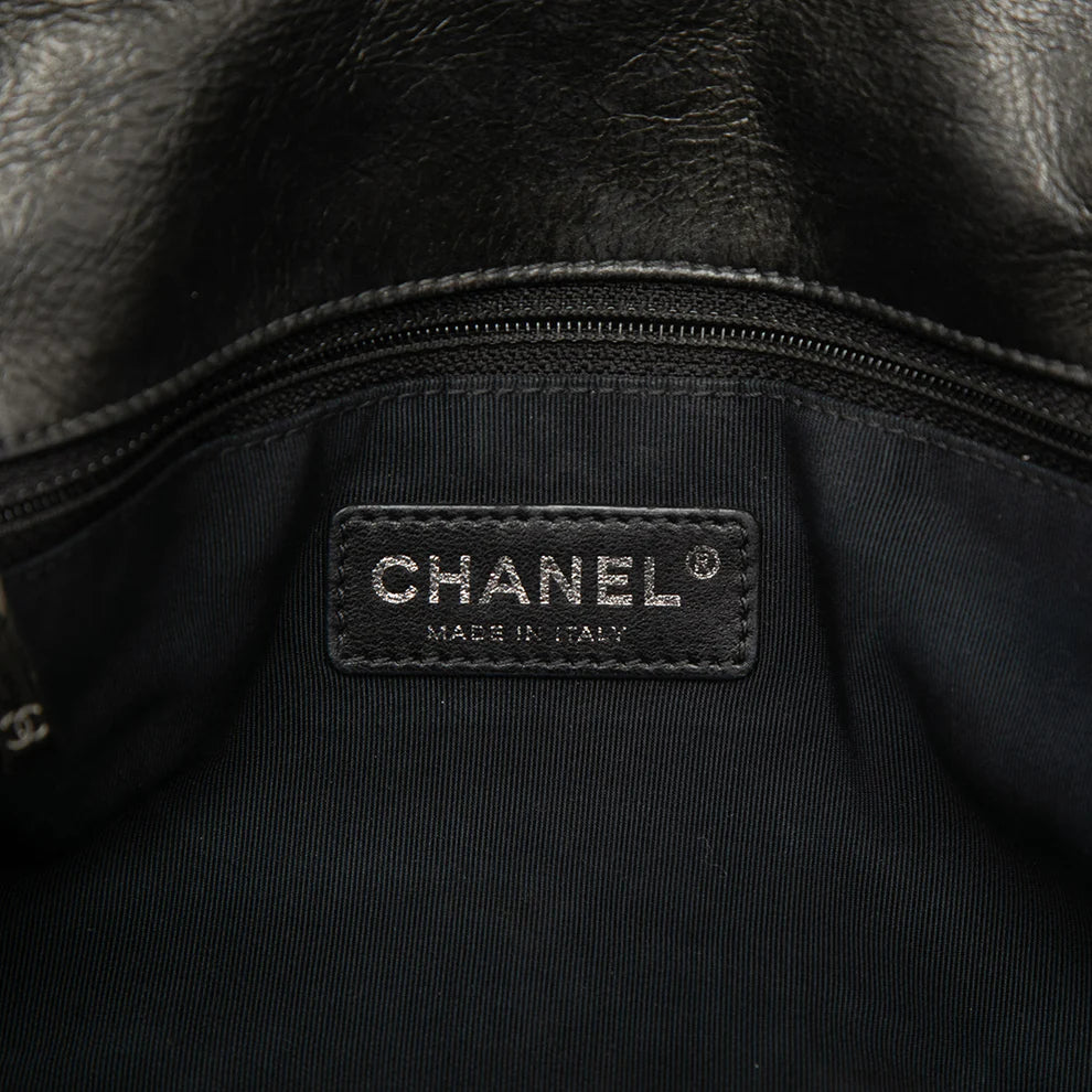 Chanel Medium Quilted Metallic Aged Calfskin Chain Me Flap Bag