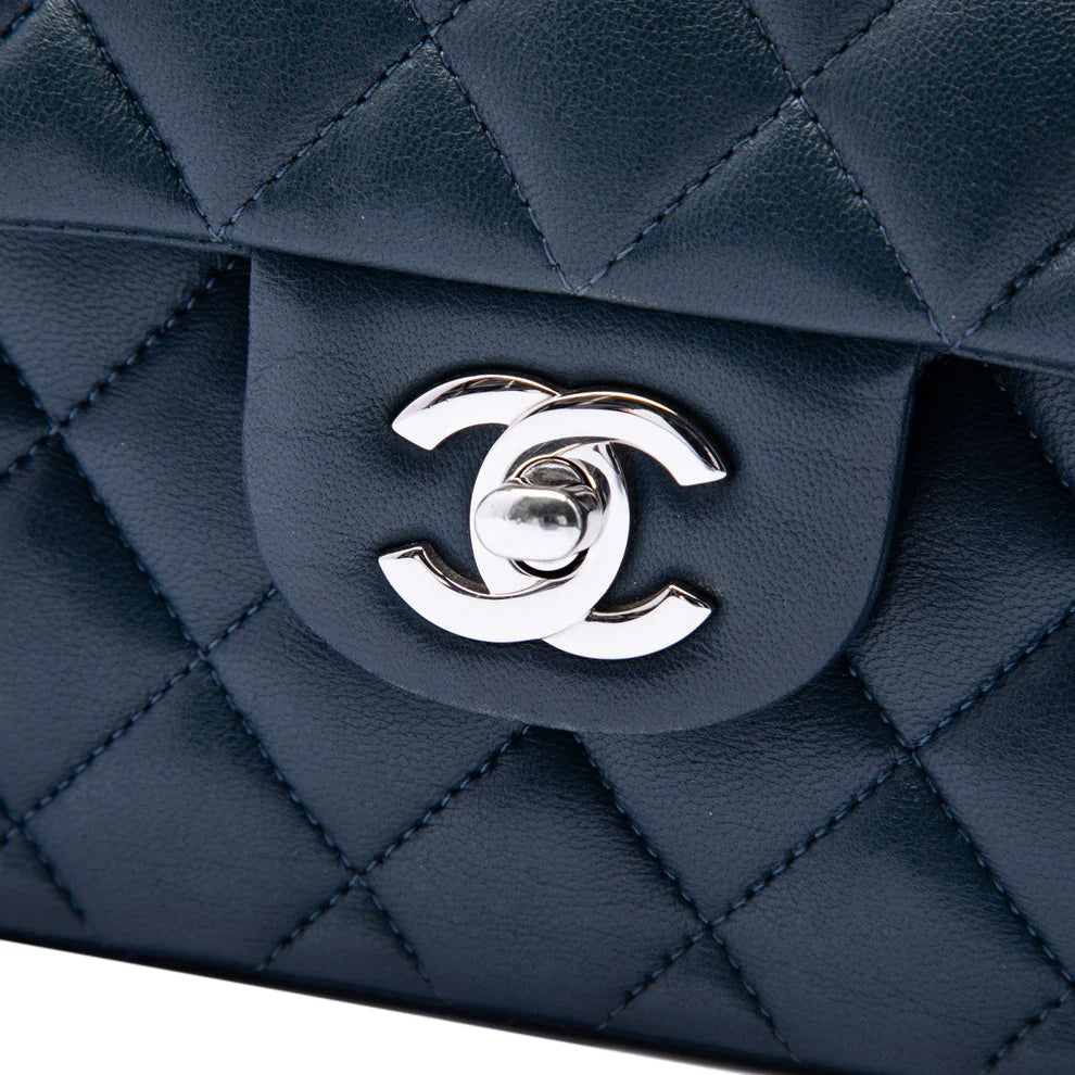 Chanel Small Classic Lambskin Double Flap Bag