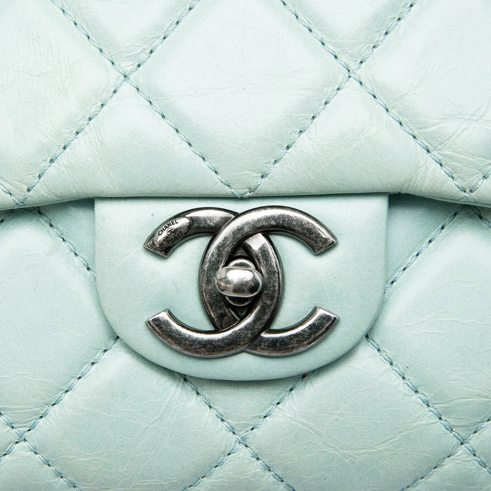 Chanel Medium Quilted Glazed Calfskin Coco Soft Flap Bag