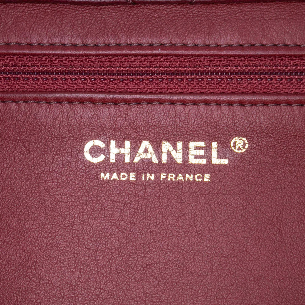 Chanel Medium Tricolor CC Quilted Shearling Single Flap Bag