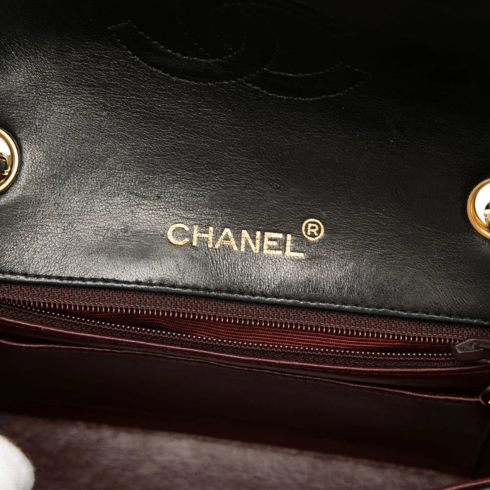 Chanel Mini Square Classic Lambskin Single Flap Bag