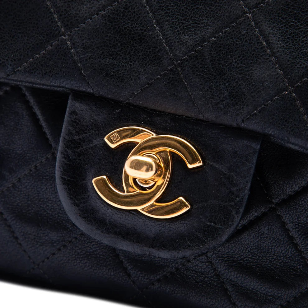 Chanel Small Classic Lambskin Double Flap Bag