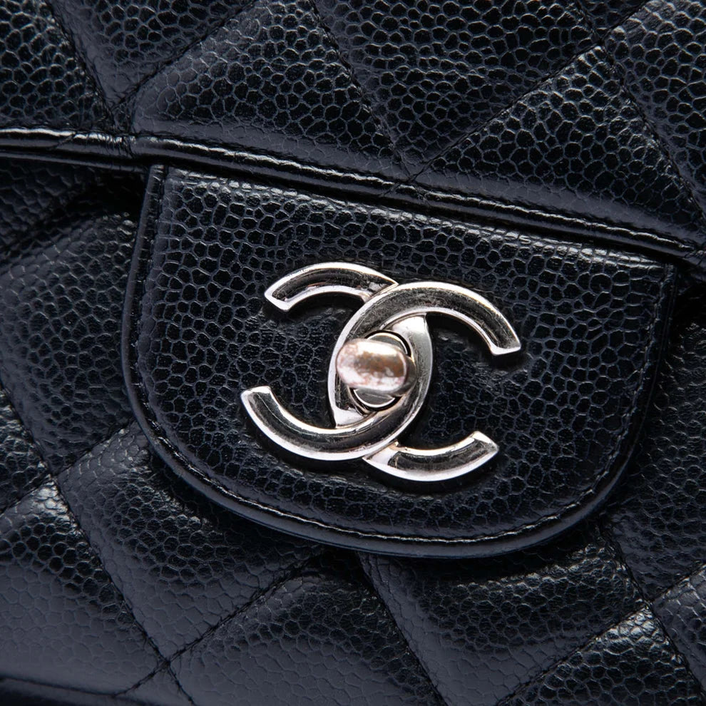 Chanel Jumbo Classic Caviar Single Flap Bag