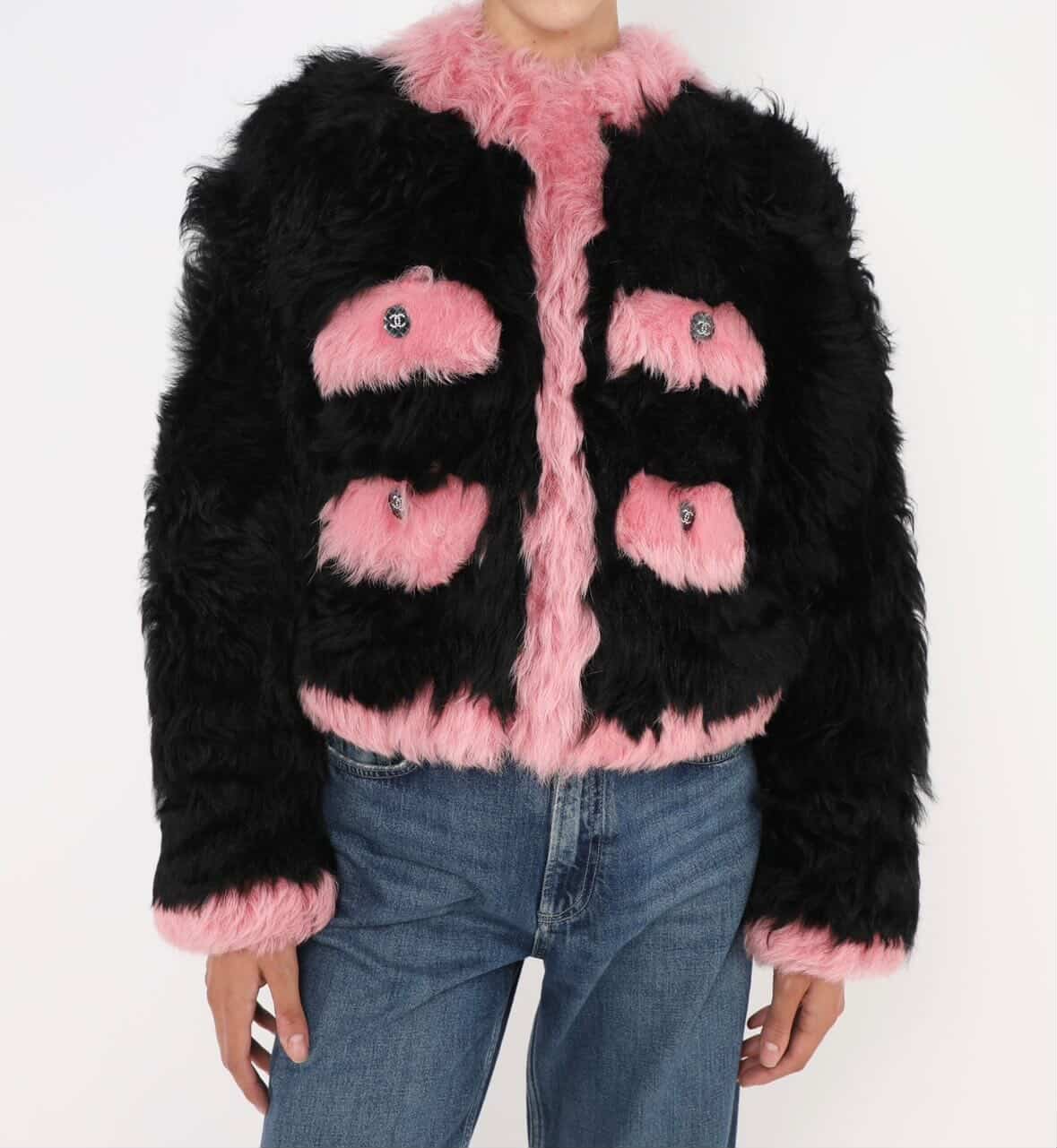 Chanel Runway Shearling Jacket
