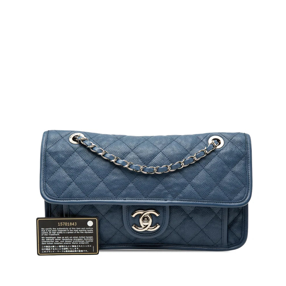 Chanel Medium Caviar French Riviera Flap Bag