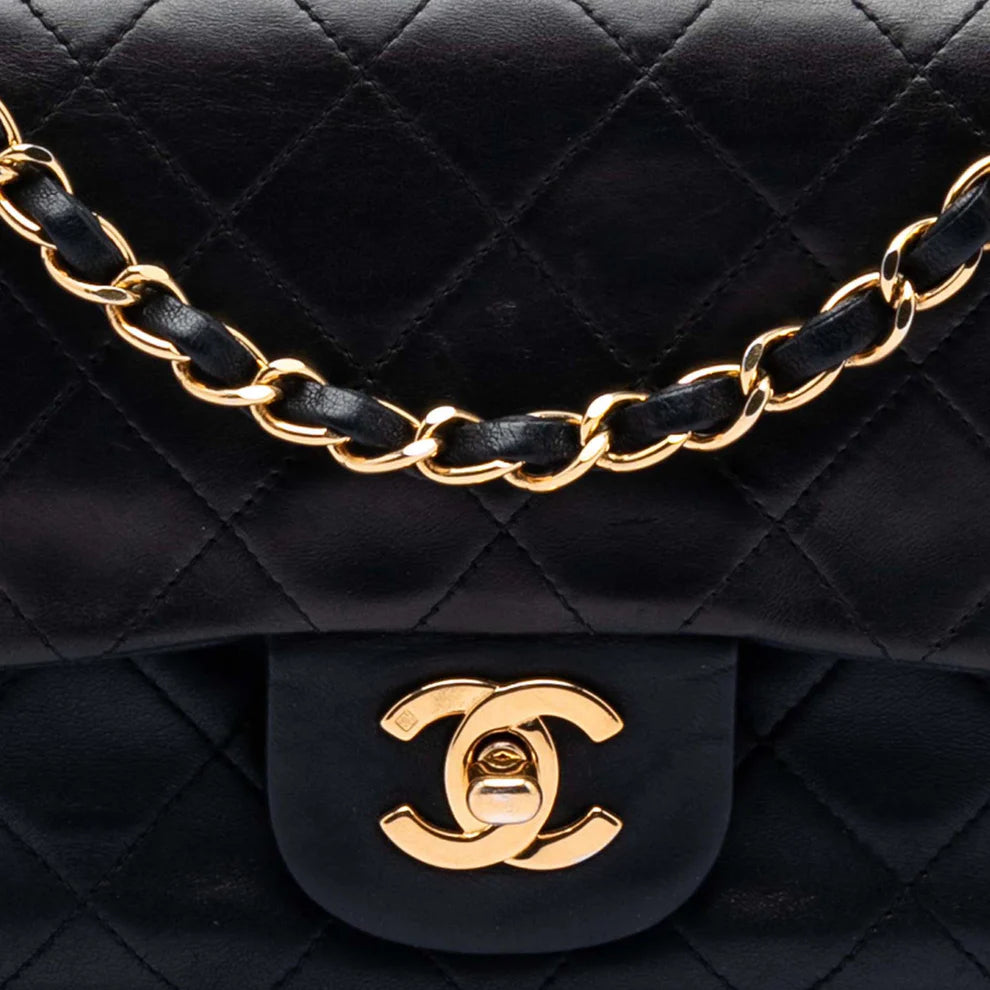 Chanel Small Classic Lambskin Double Flap Bag