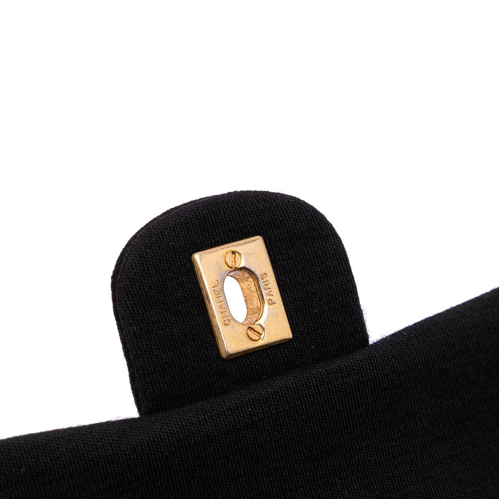 Chanel Small Classic Jersey Double Flap Bag