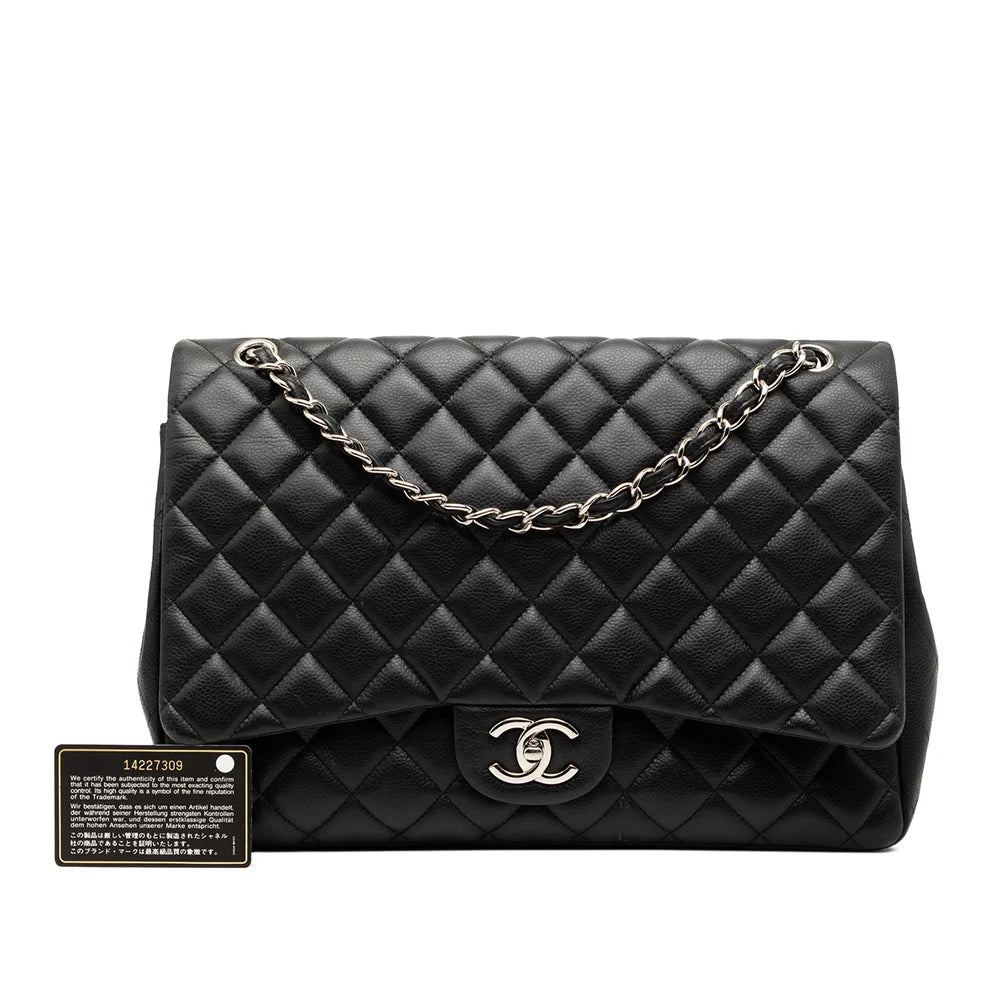 Chanel Maxi Classic Caviar Double Flap Bag