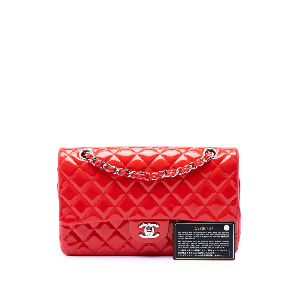 Chanel Medium Classic Patent Double Flap Bag