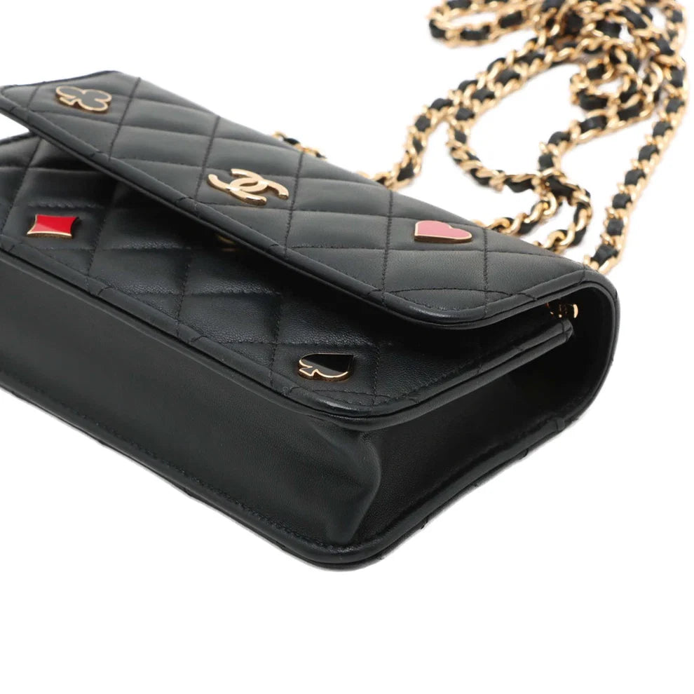 Chanel Quilted Lambskin Coco Casino Phone Holder on Chain Bag
