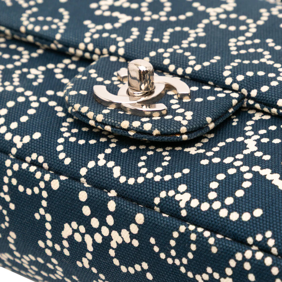 Chanel Small Printed Canvas CC No. 5 Flap Bag