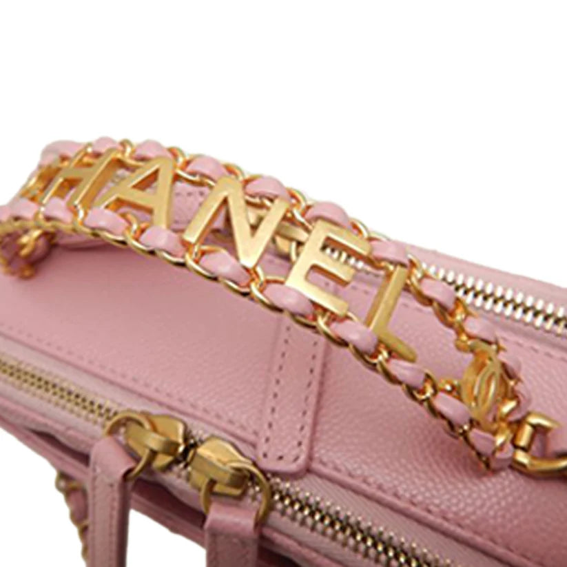 Chanel Small Quilted Caviar Pick Me Up Vanity Case Bag