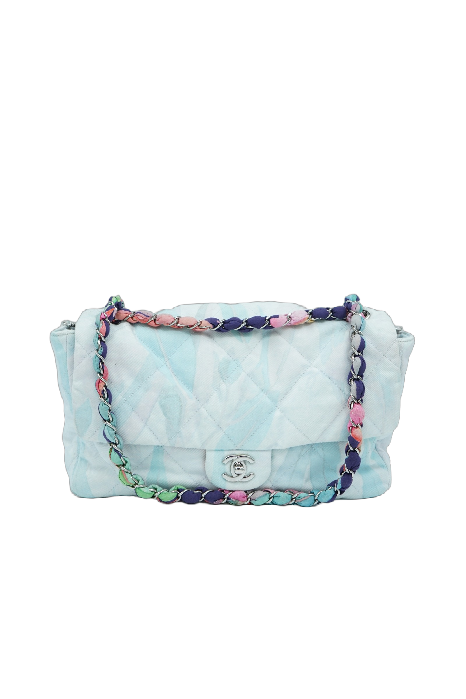 Chanel Denim Jungle Jeans Single Flap Bag