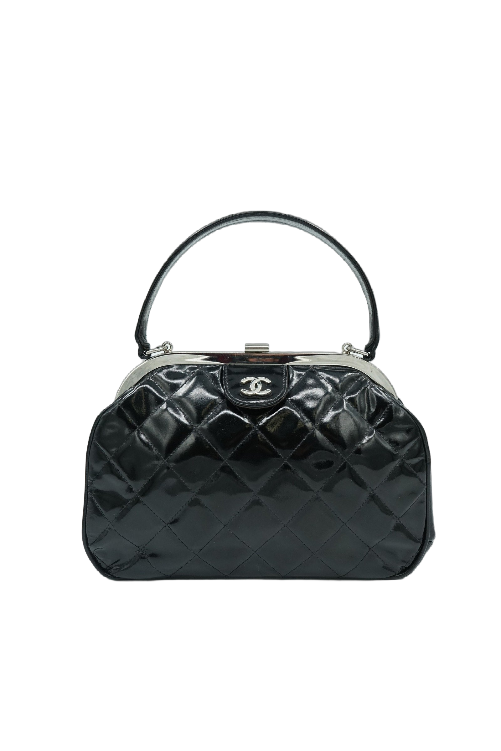 Chanel Top Handle Kisslock Bag