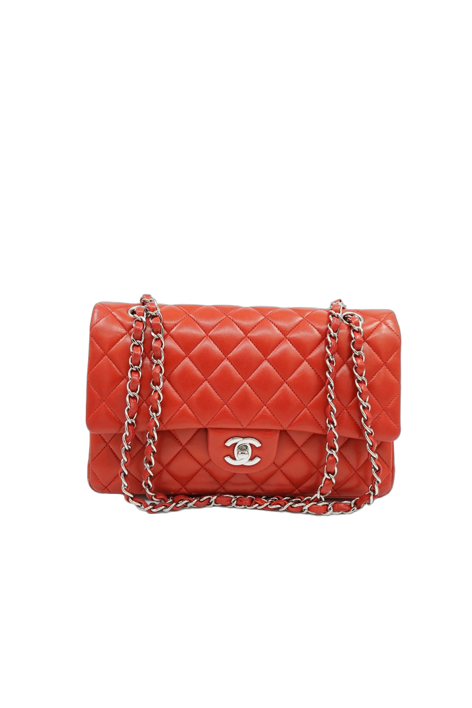 Chanel Red Medium Double Flap Bag