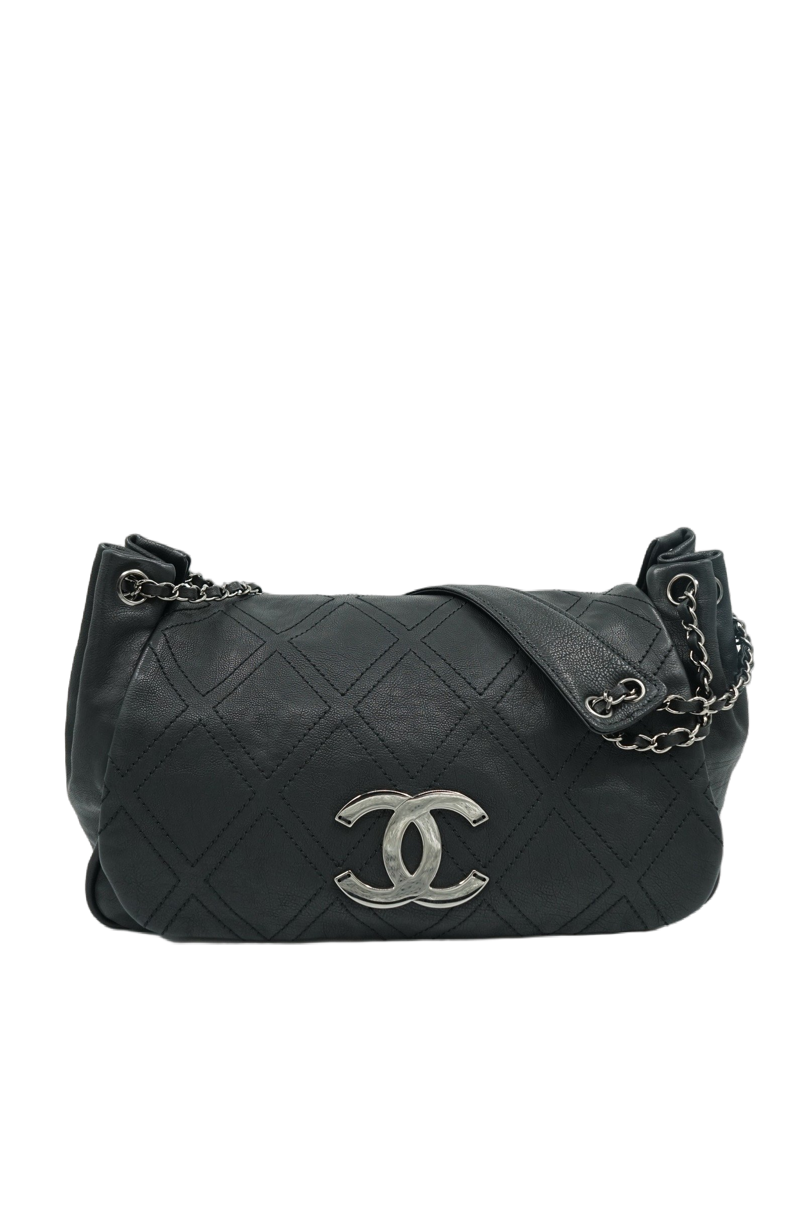 Chanel Diamond Stitch Accordion Flap Bag