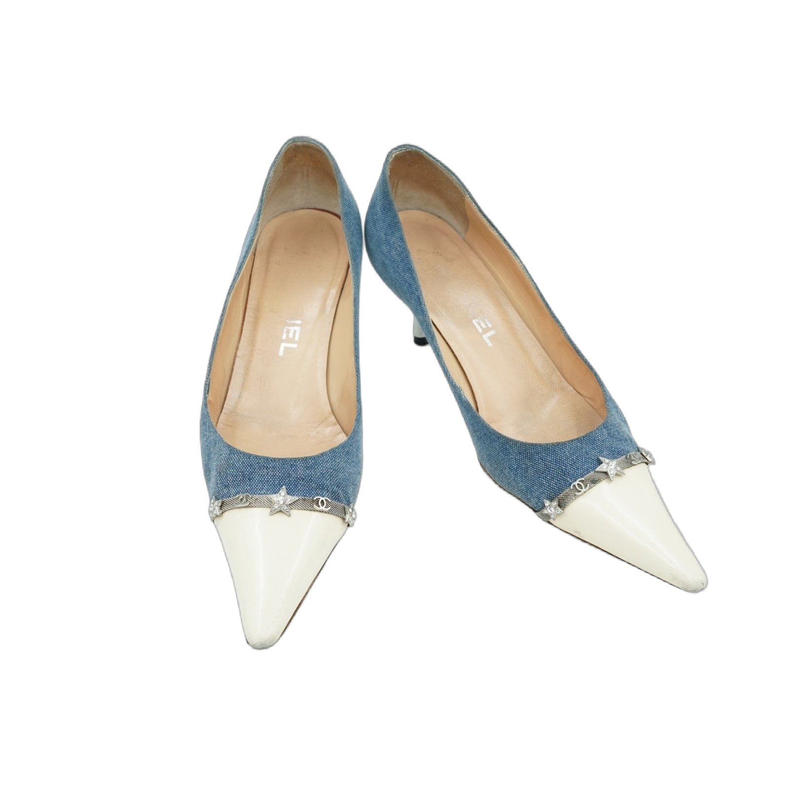 Chanel Denim Star Pumps