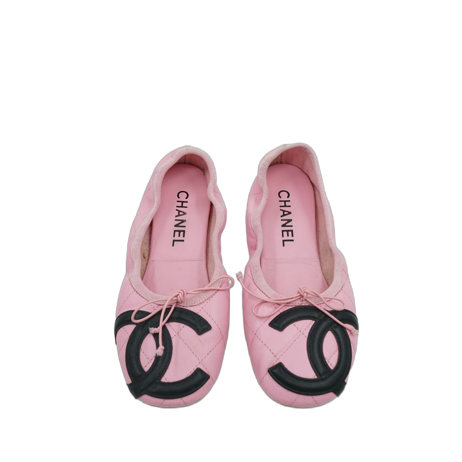 Chanel Cambon Ballerina Flats Pink