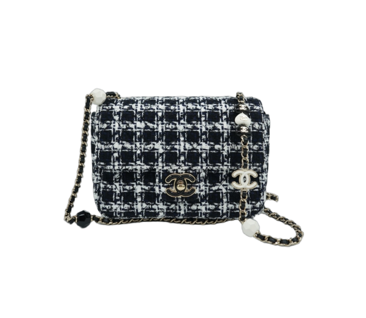 Chanel Mini Flap Bag Tweed SS23