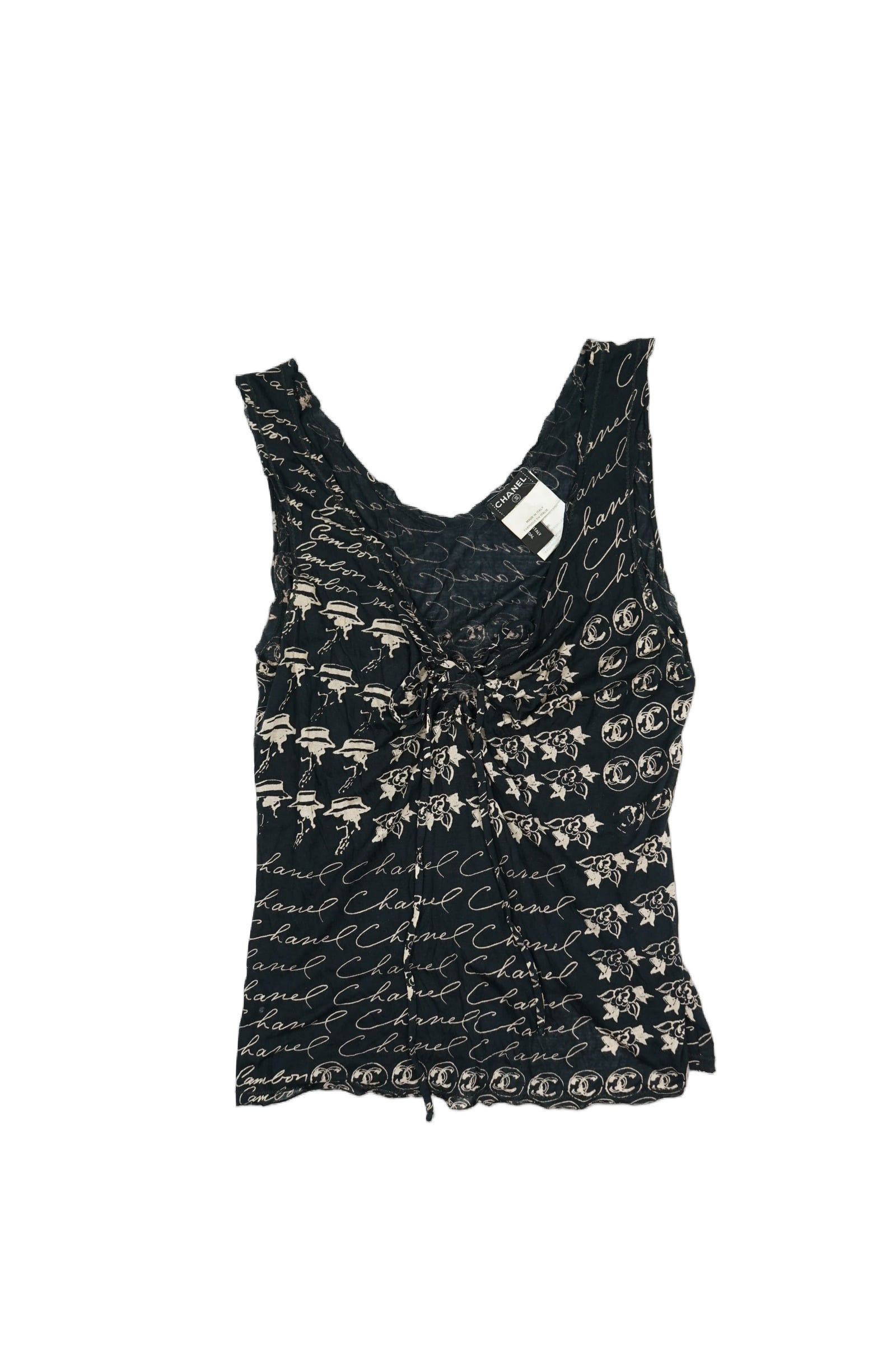 Chanel Printed Camisole Top 2006