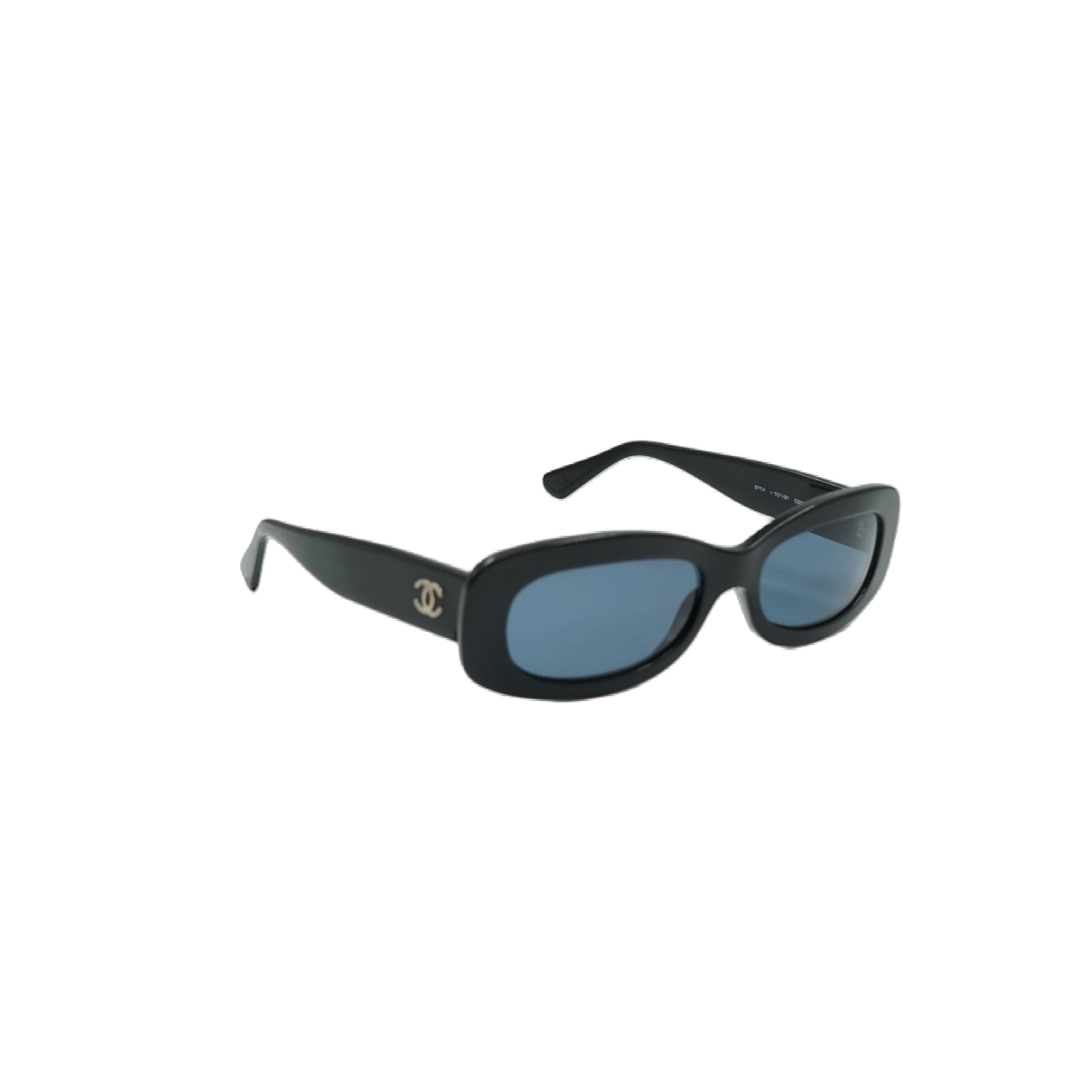 Chanel Black Camellia Sunglasses