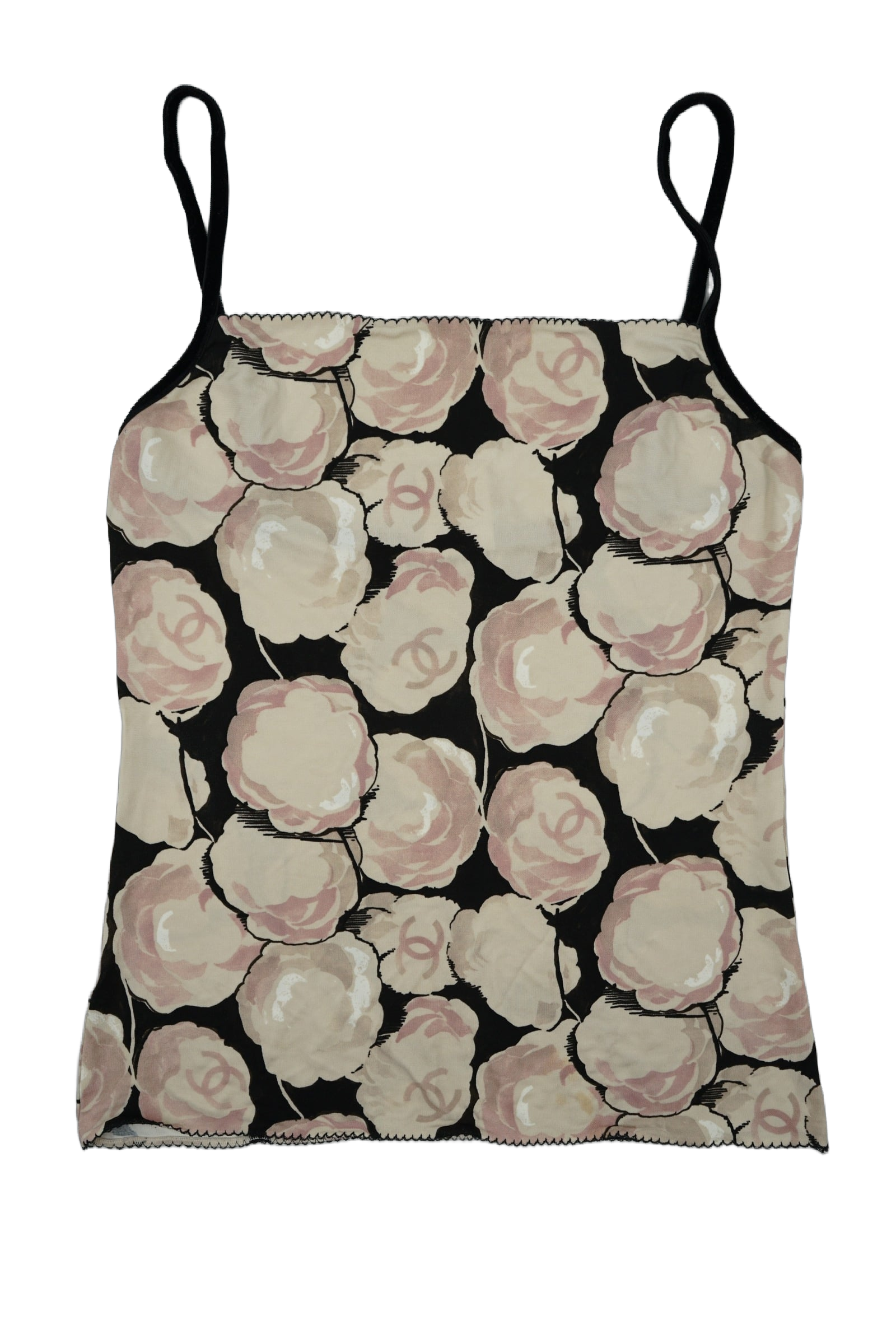 Chanel 2004 Floral Print Tank Top