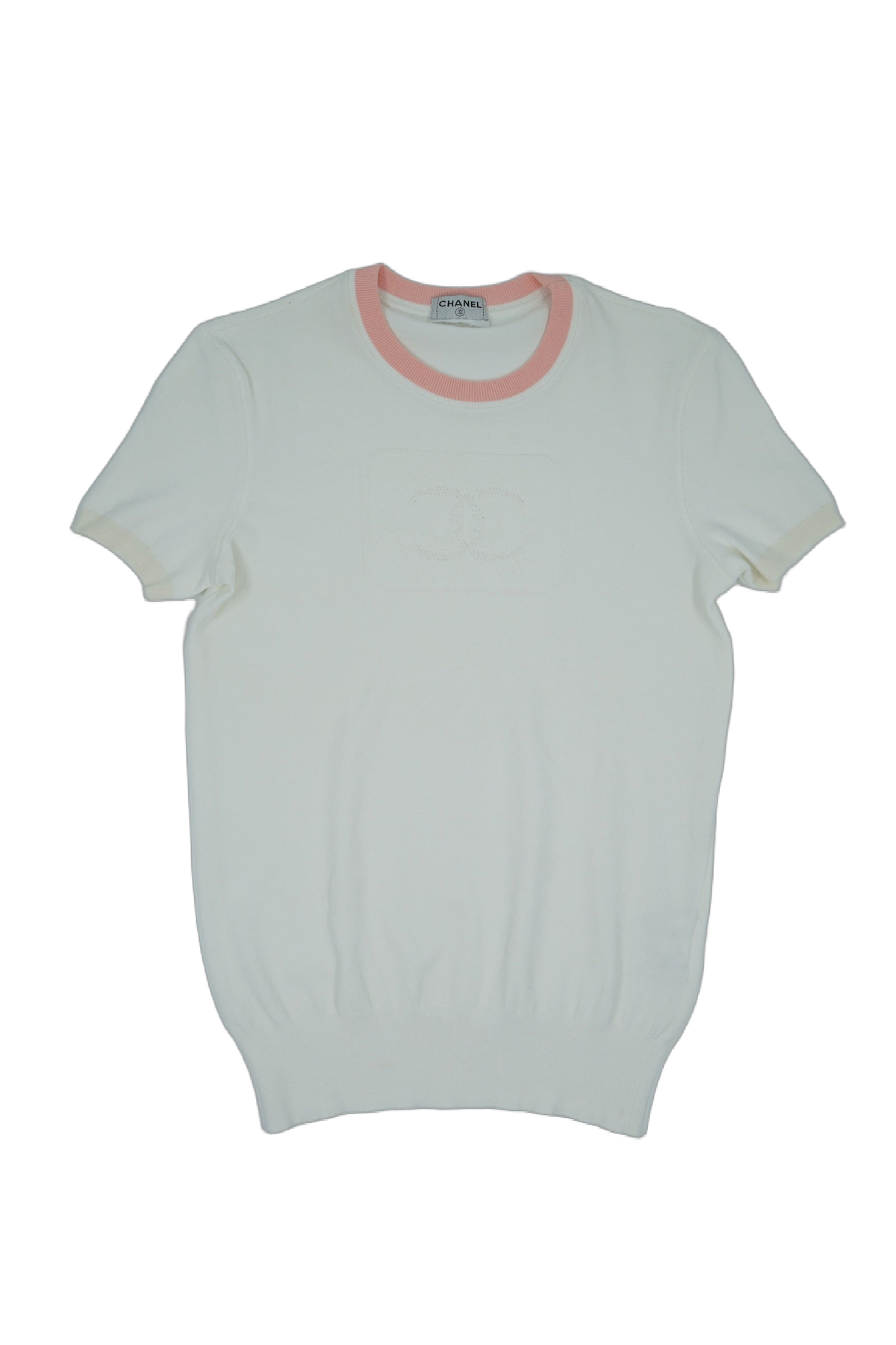 Chanel Cruise 2004 Knit Logo Tee