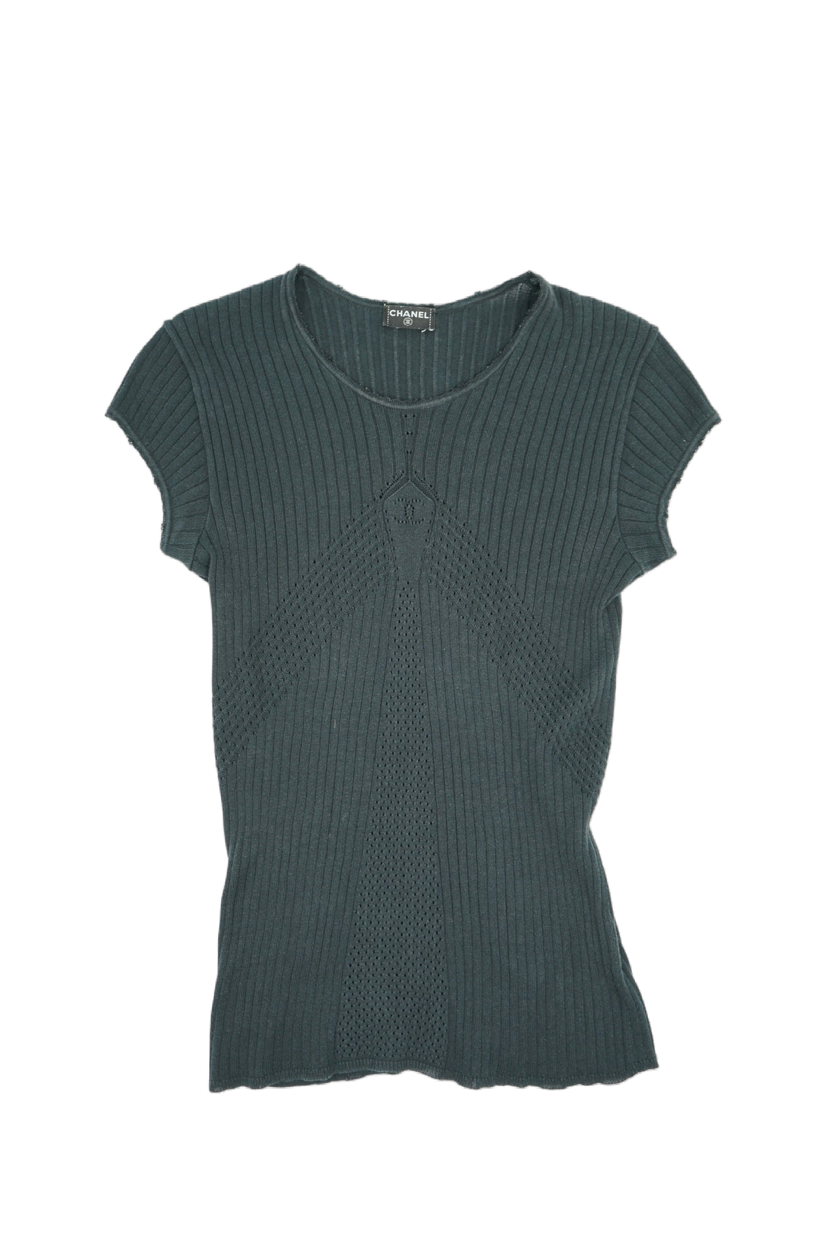 Chanel 2004 Knit Logo Top