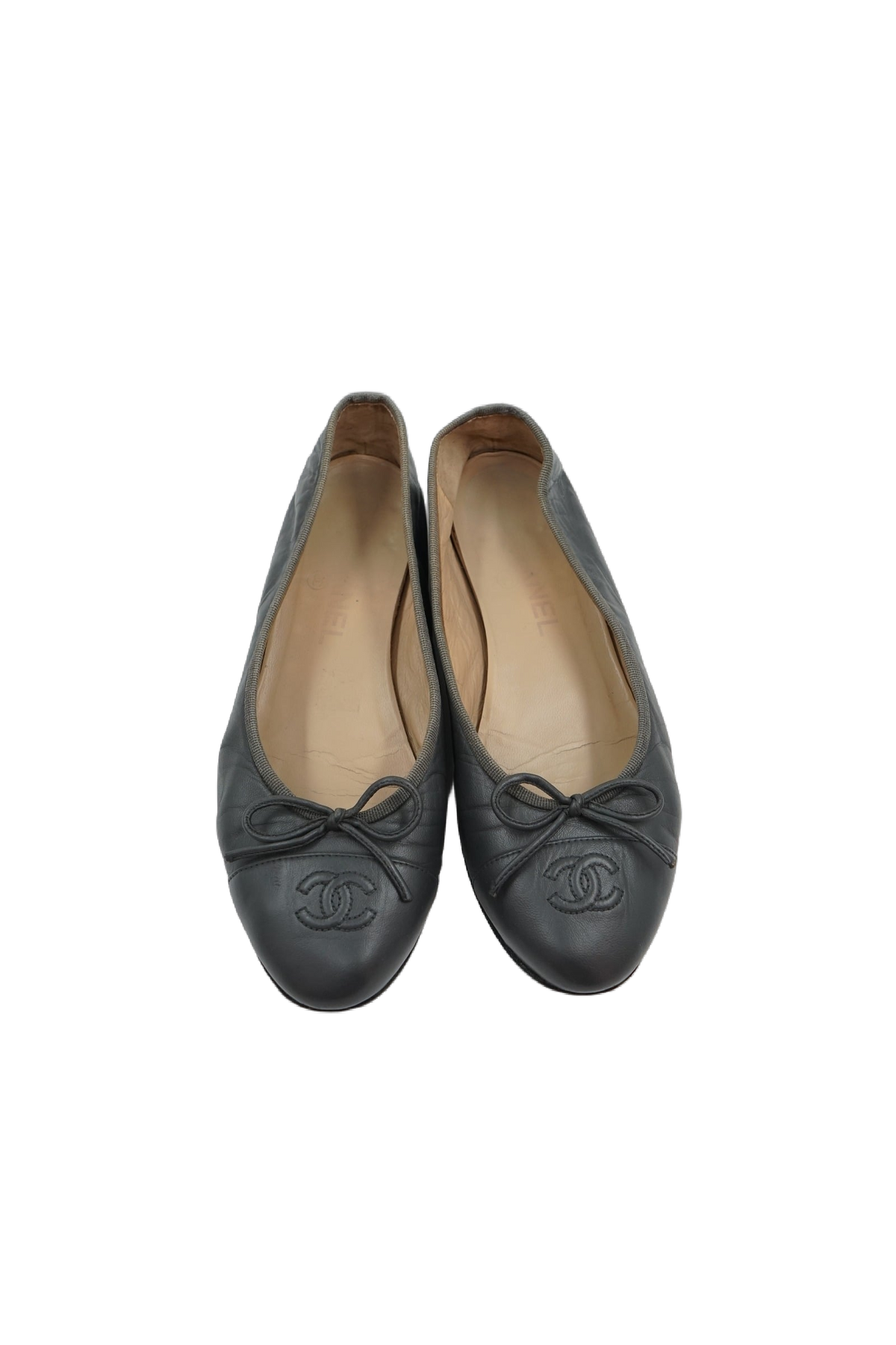Chanel Ballet Flats Grey
