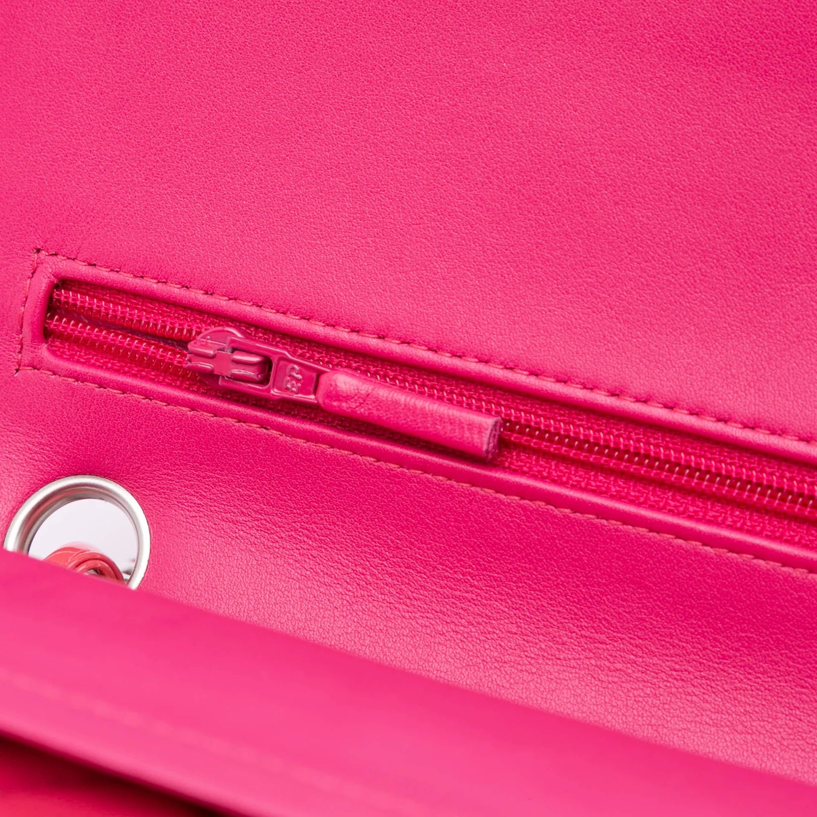 Chanel Medium Double Flap Patent Pink