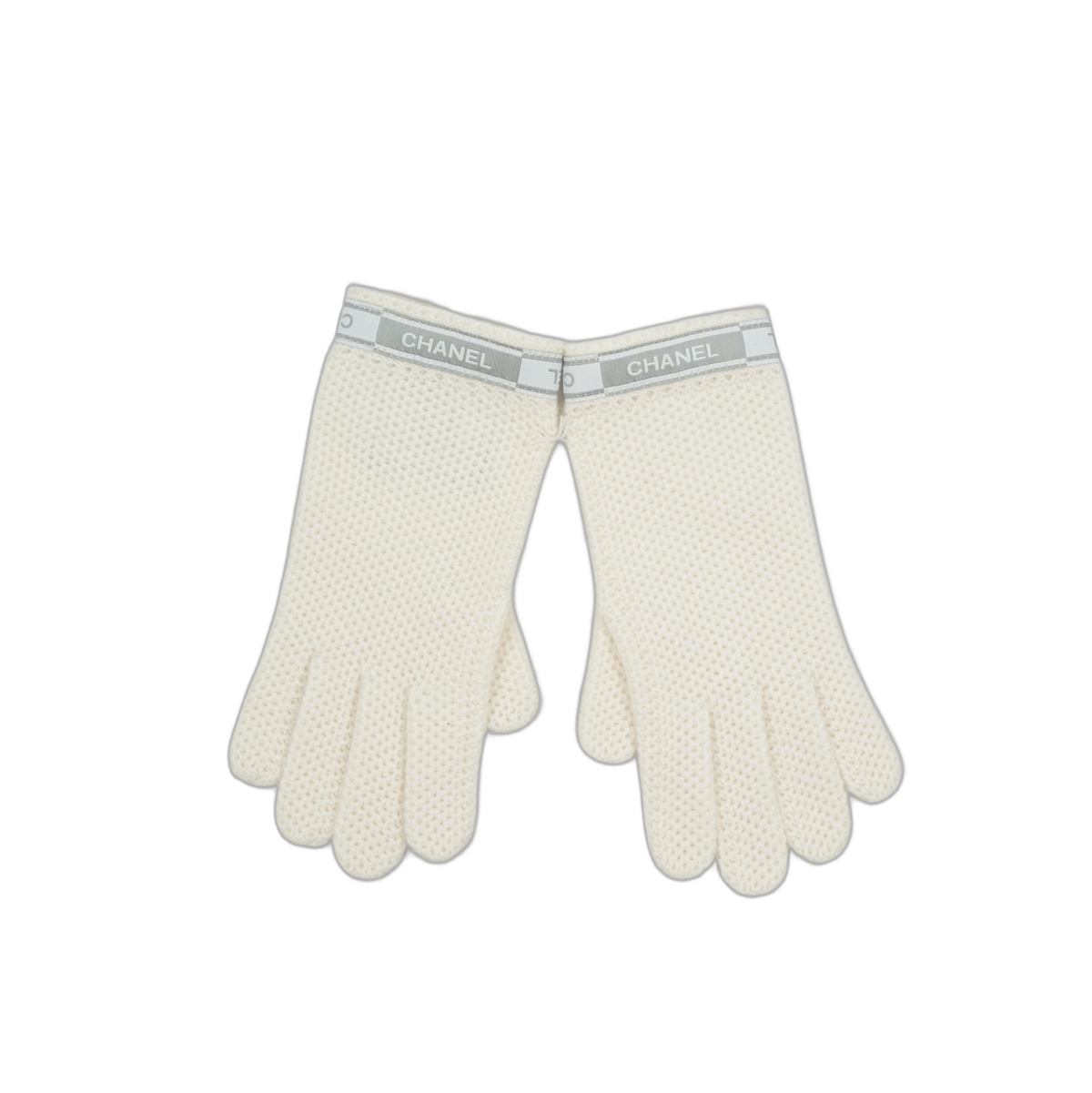 Chanel Sport Cashmere Knit Gloves