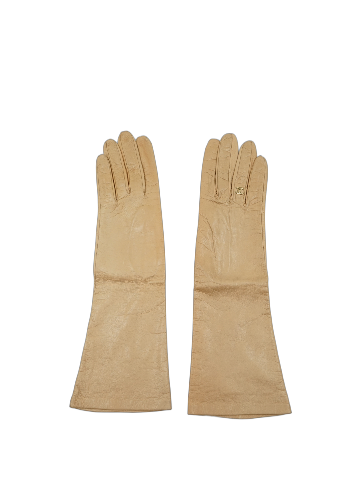 Chanel Long Leather Gloves