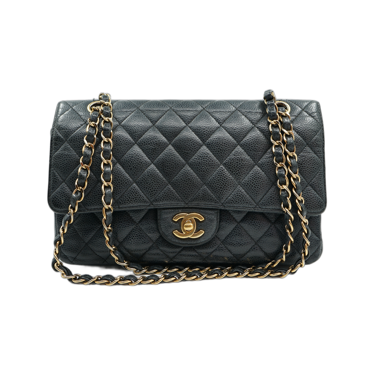 Chanel Medium Double Flap Bag Caviar