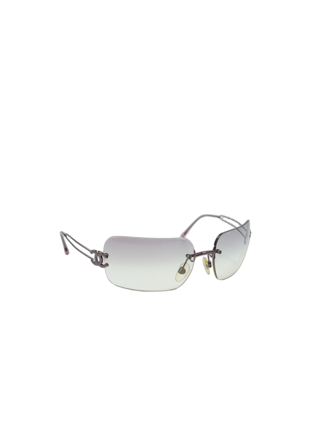 Chanel Transparent Logo Sunglasses