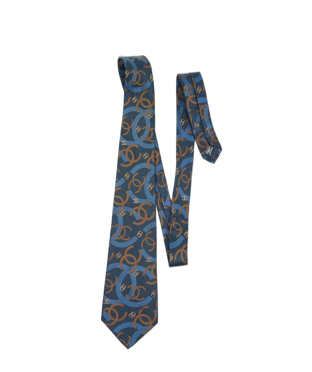 Chanel Silk Logo Neck Tie