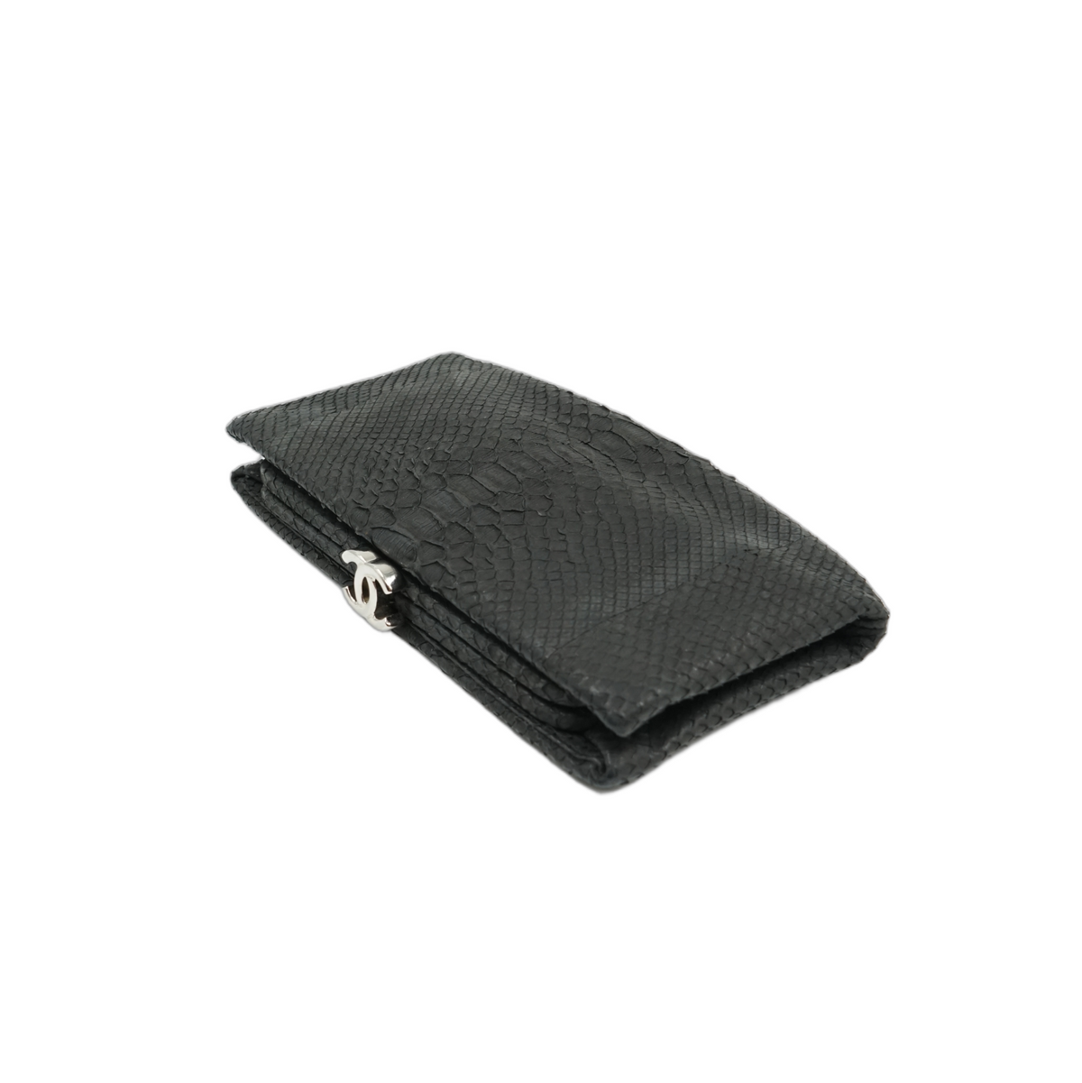 Chanel Python Exotic Leather Clutch