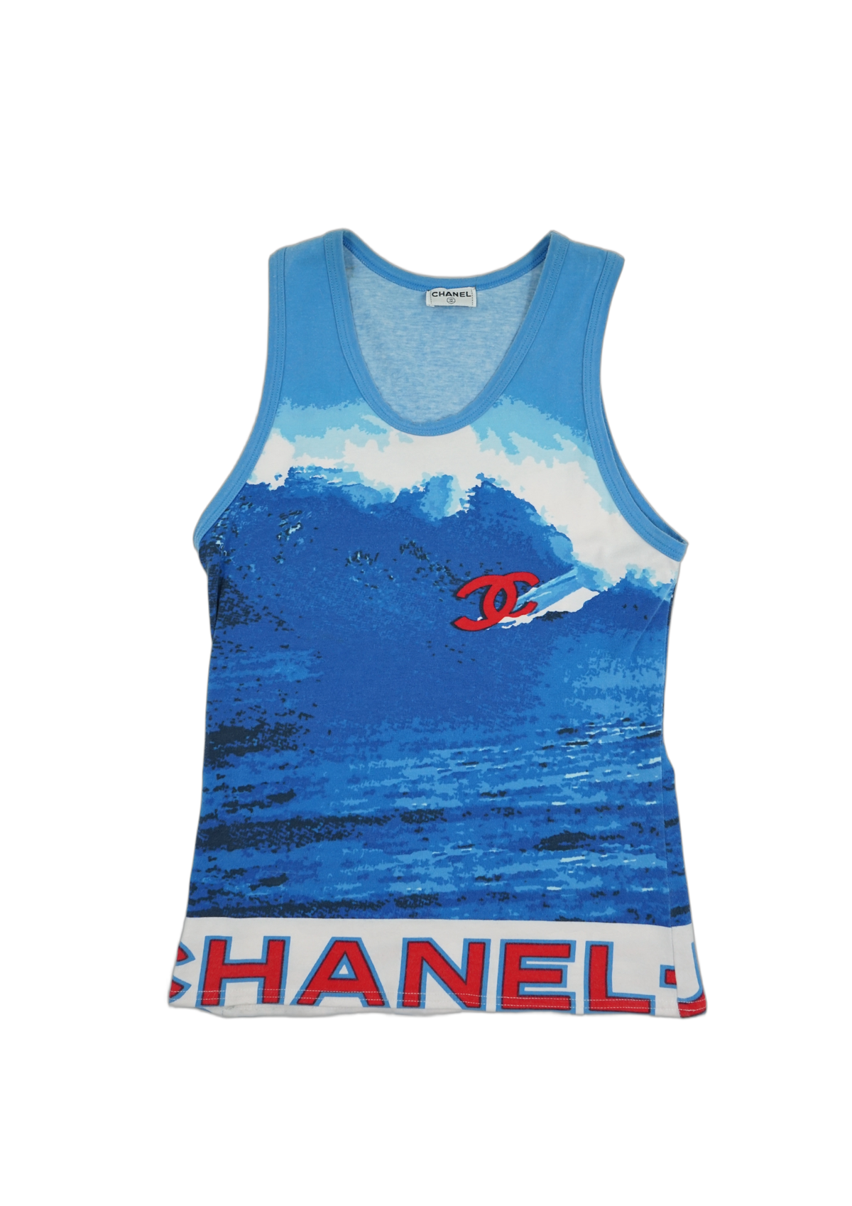 Chanel 2002 Surf Line Tank Top