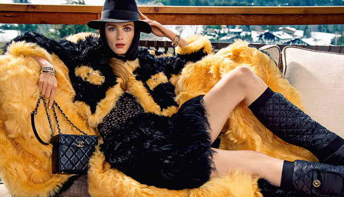 Chanel Runway Shearling Jacket