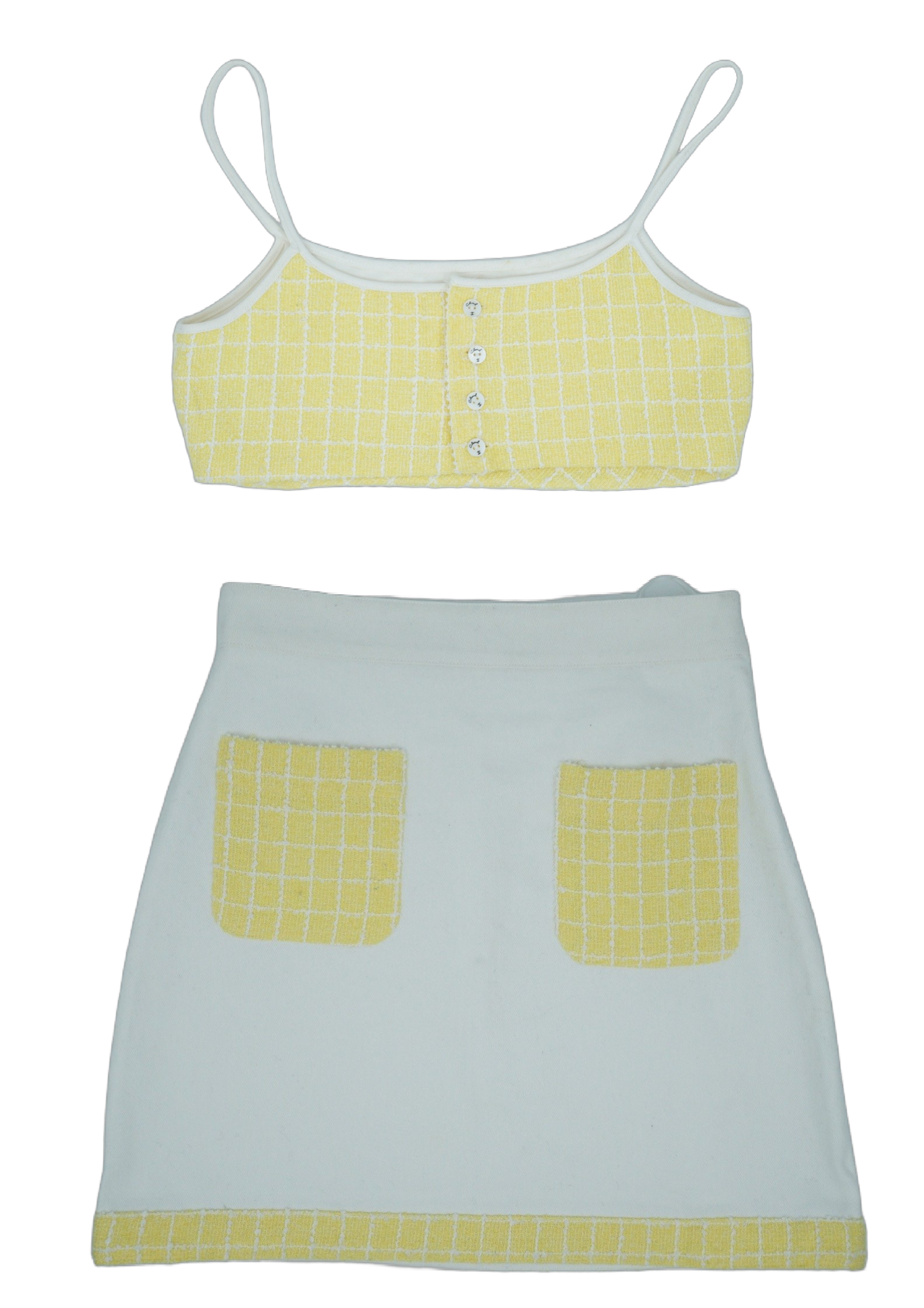 Chanel Tweed Denim Set