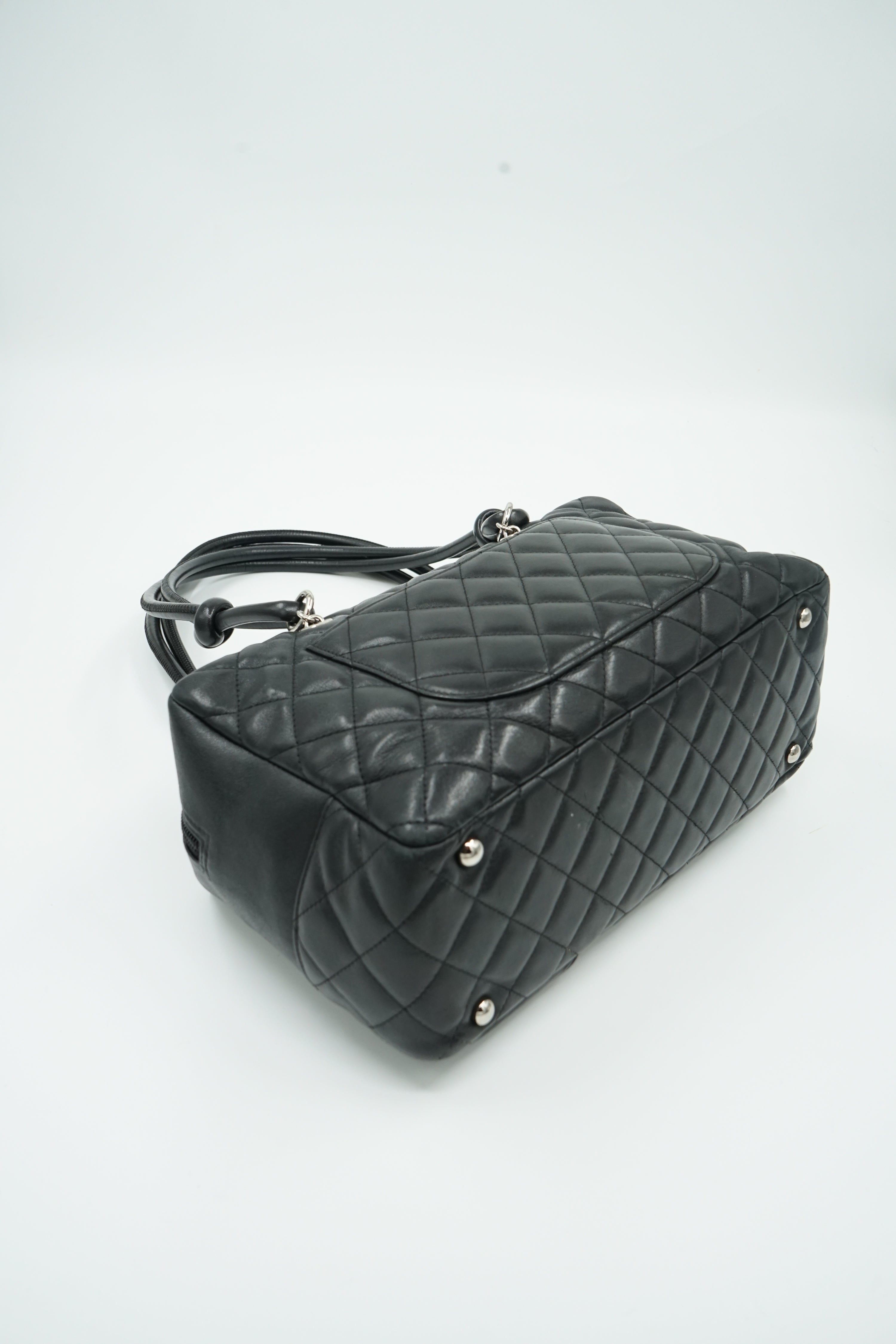 Chanel Cambon Medium Bowler Bag Black