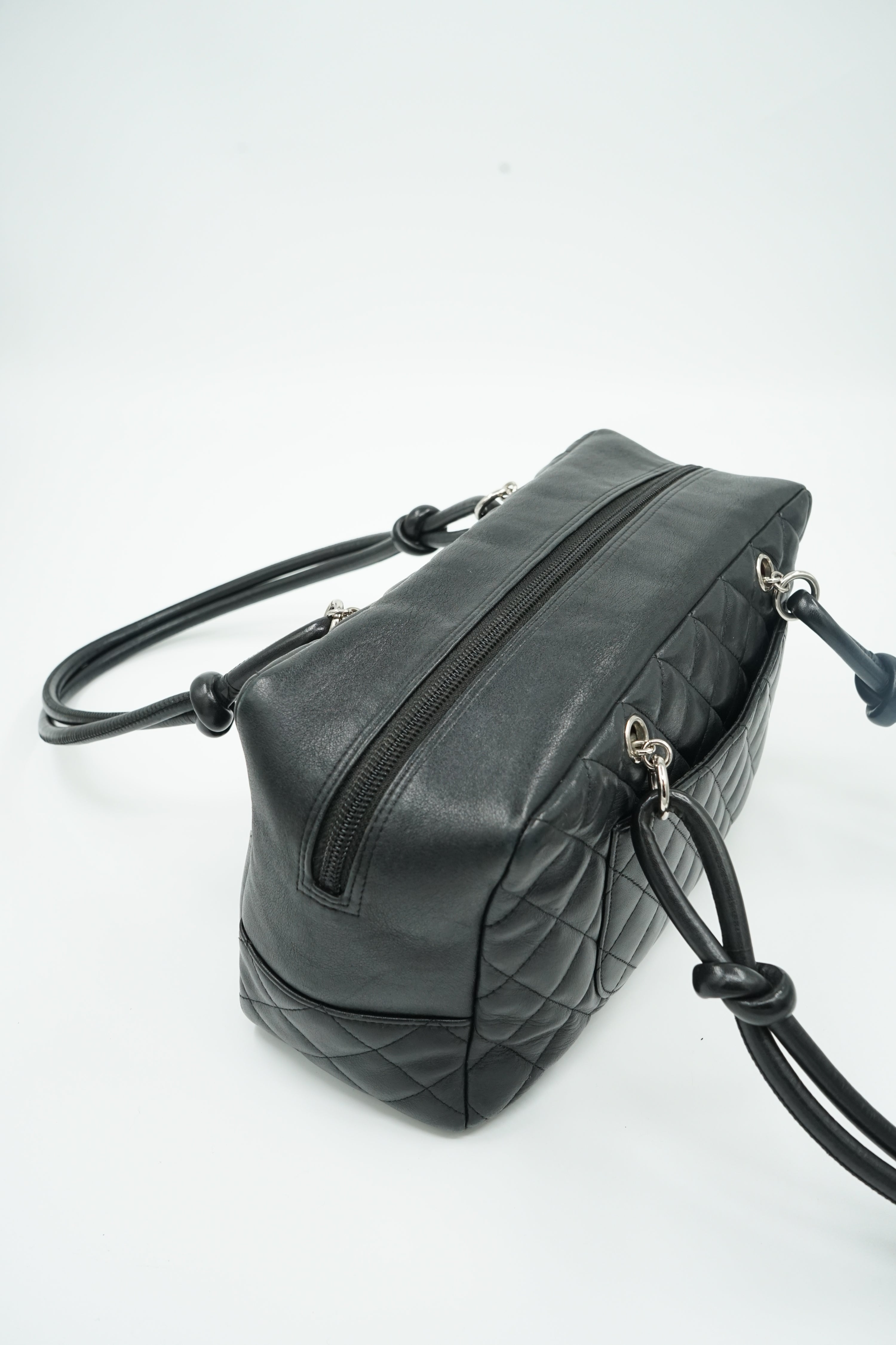 Chanel Cambon Medium Bowler Bag Black