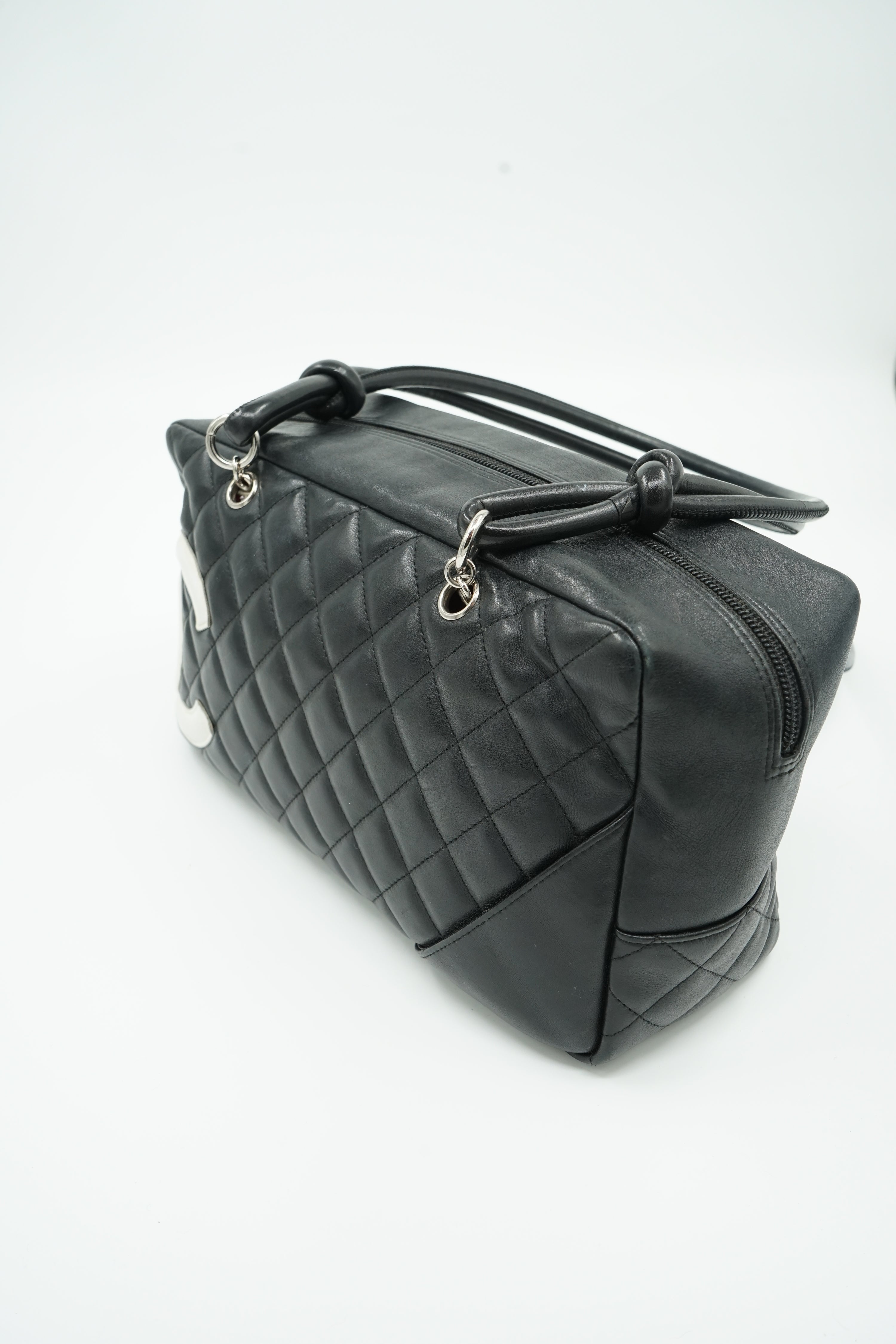 Chanel Cambon Medium Bowler Bag Black