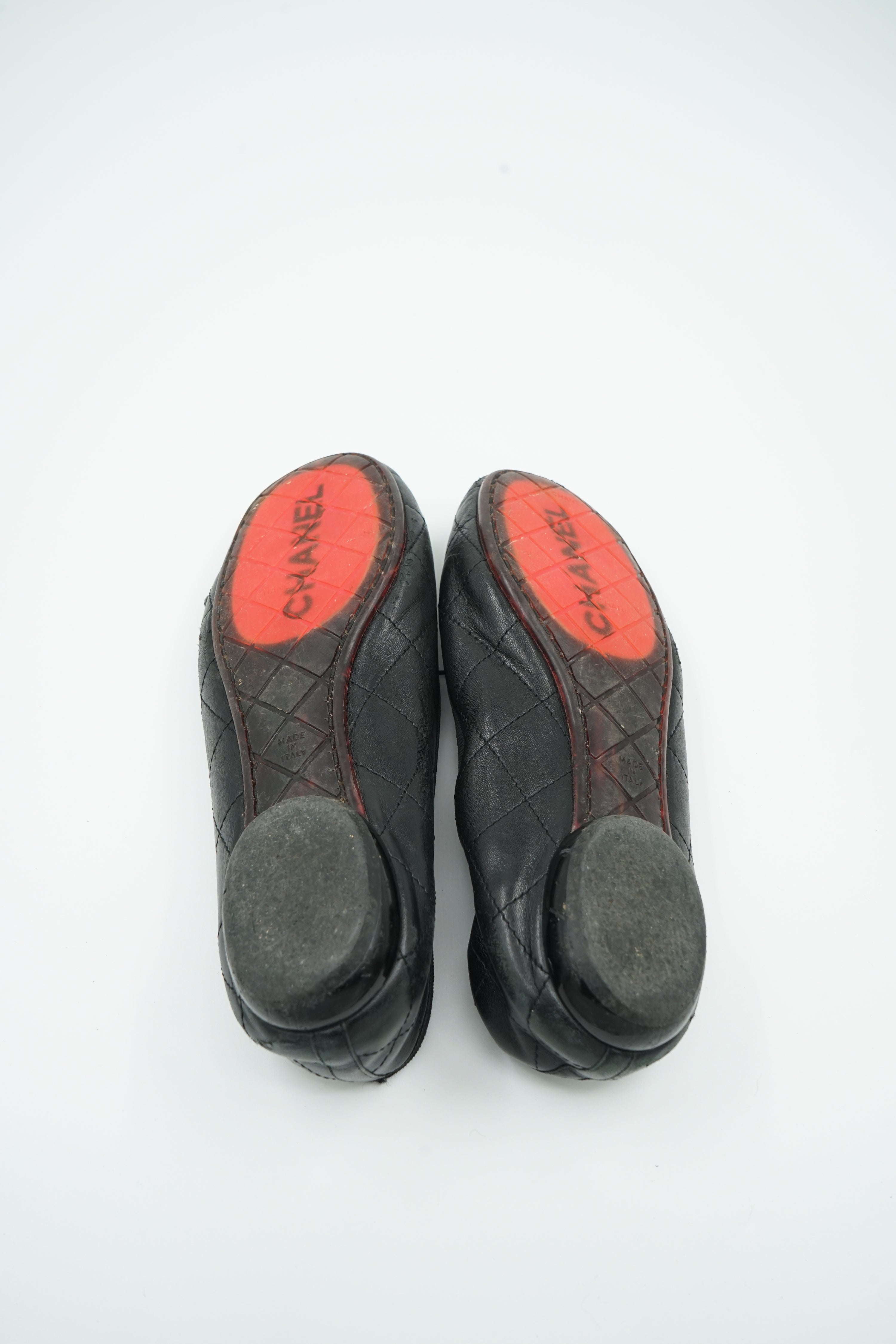 Chanel Cambon Ballerina Flats Black