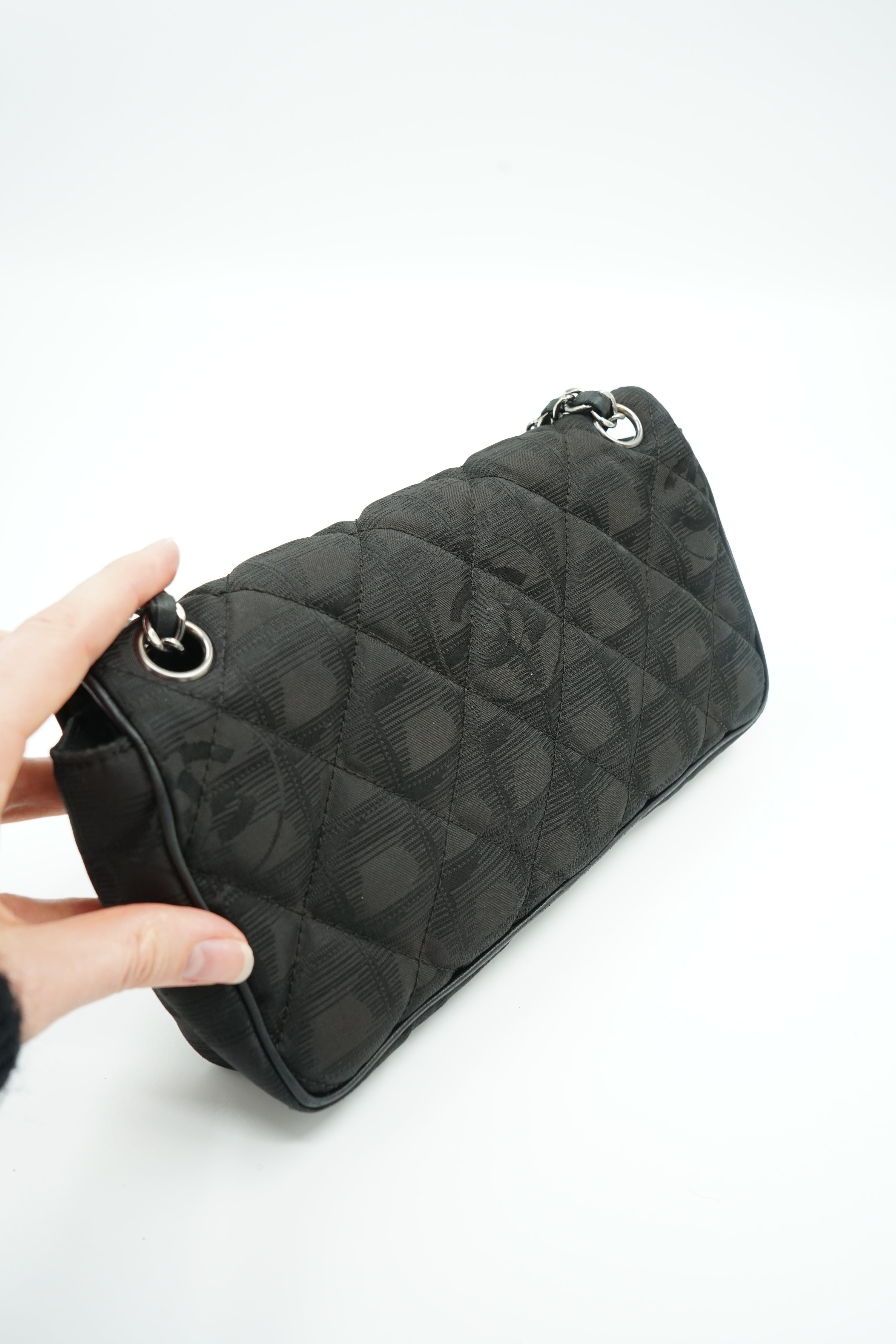 Chanel Travel Line Nylon Flap Bag
