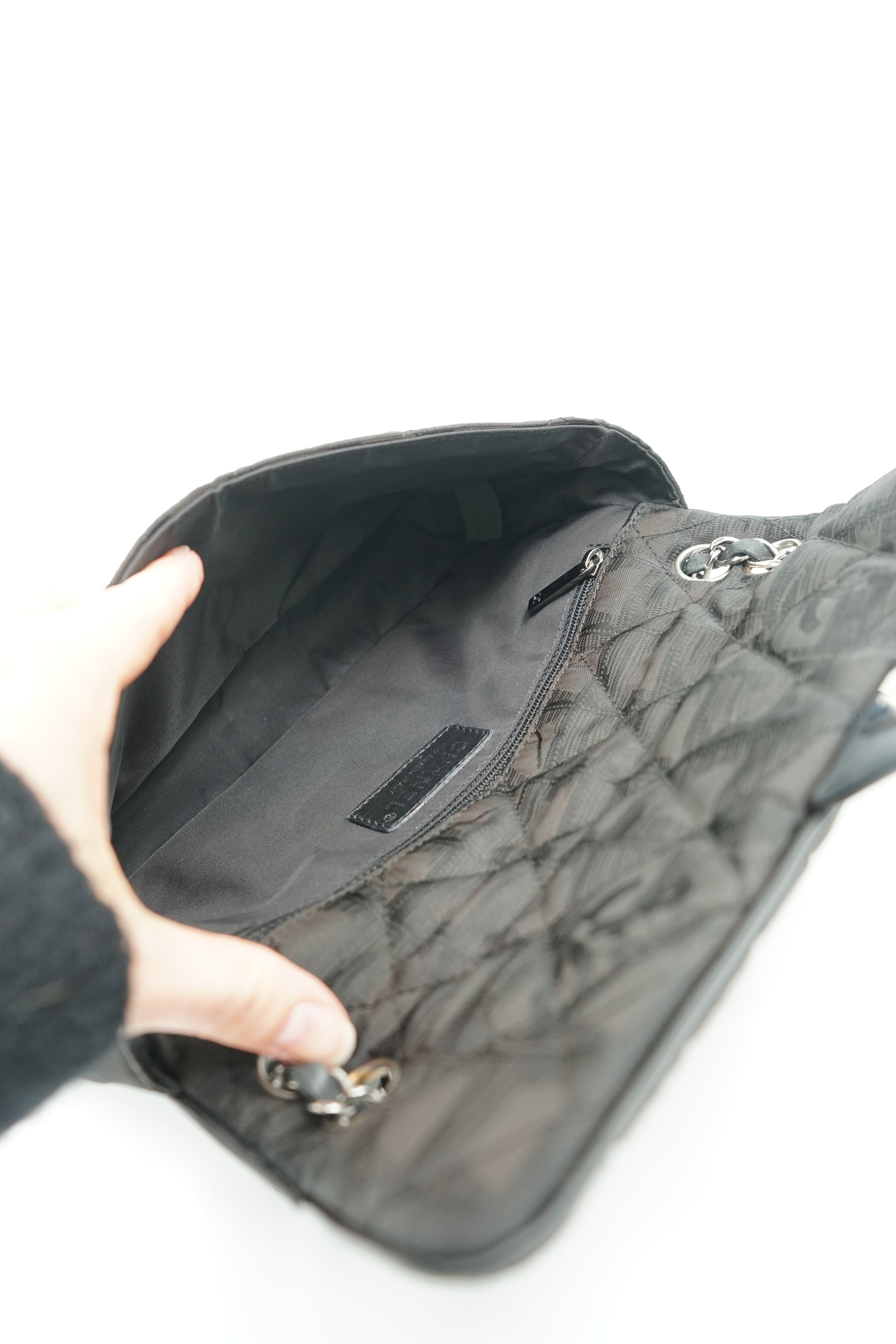 Chanel Travel Line Nylon Flap Bag